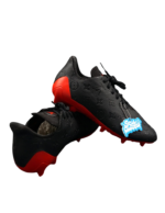 Red Bottoms Football Cleats (Leather Sewn)