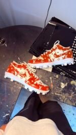 LV AJ1 Baseball Cleats - Image 2