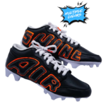 Patch Designer Football Cleats  (Leather Sewn)