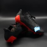 LV Red Bottoms Football Cleats (Leather Sewn)