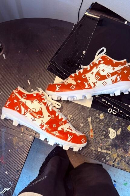 LV AJ1 Baseball Cleats