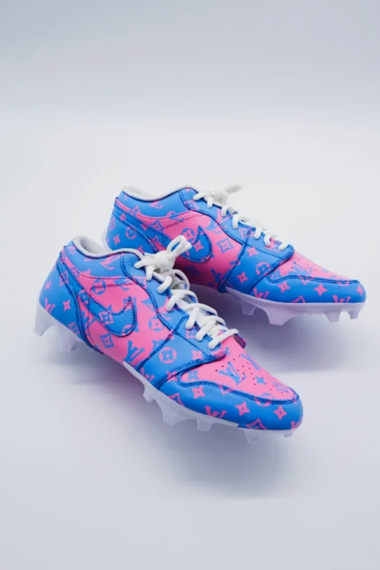 Cotton Candy LV AJ1  Football Cleats