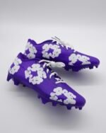 Denim Flowers Football Cleats  - Image 2